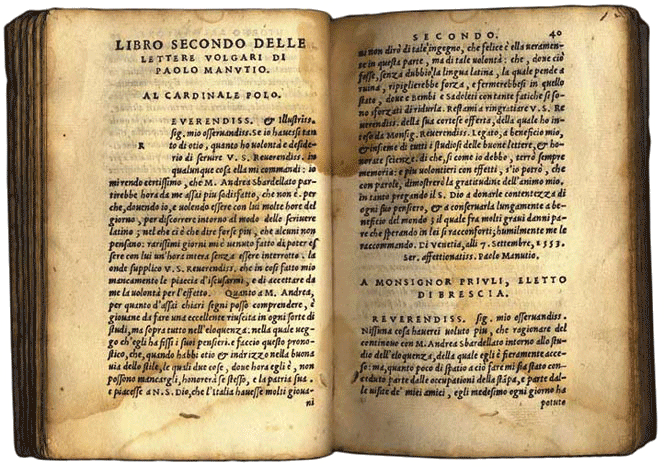 Bok av Aldus Manutius