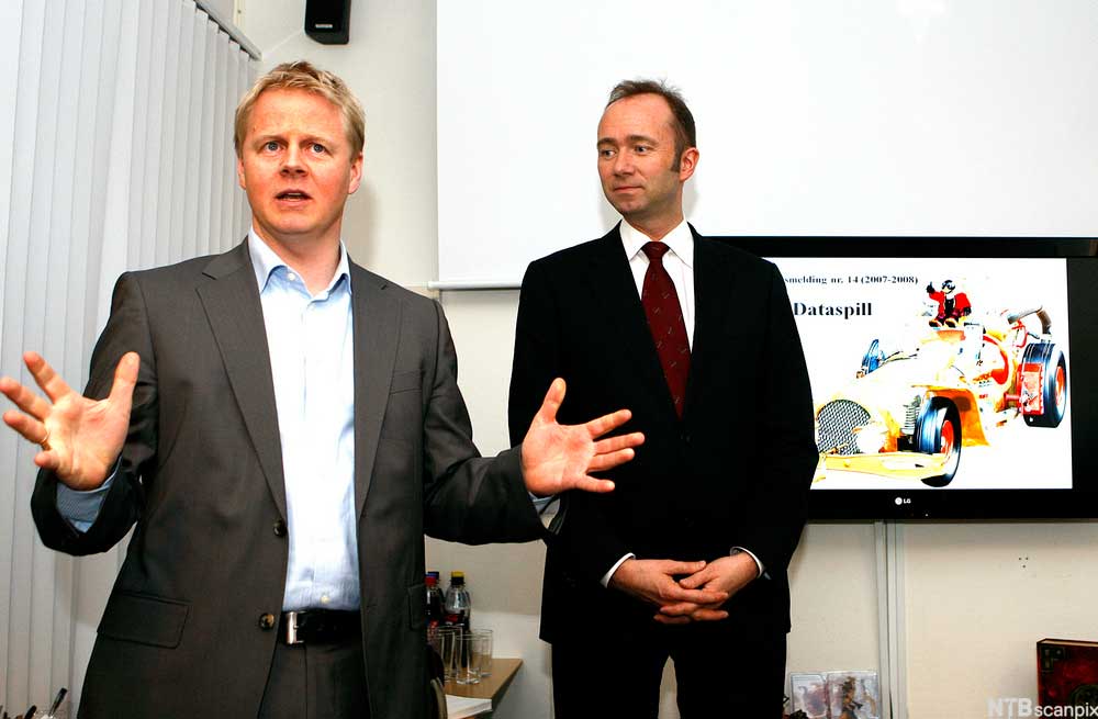 Kulturminister Trond Giske presenterer stortingsmelding om dataspill